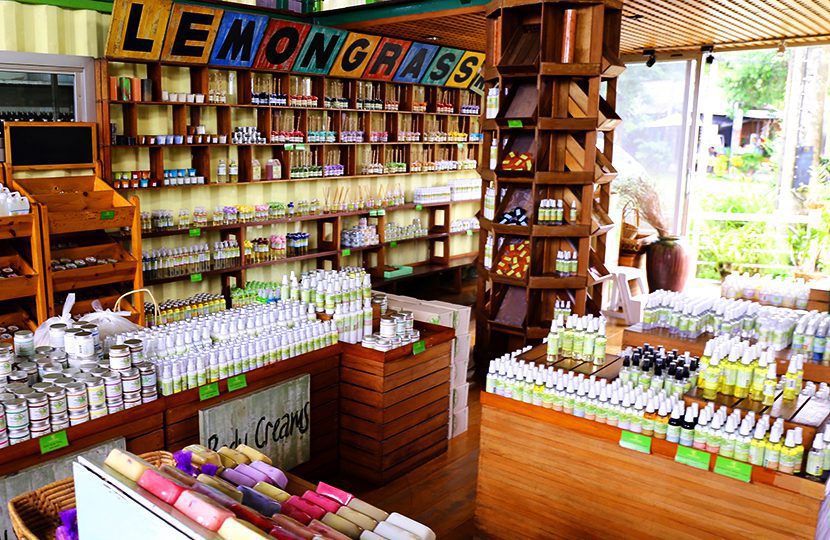 | World Travel Magazine Lemongrass House selling a variety of organic spa products made by hand in Phuket