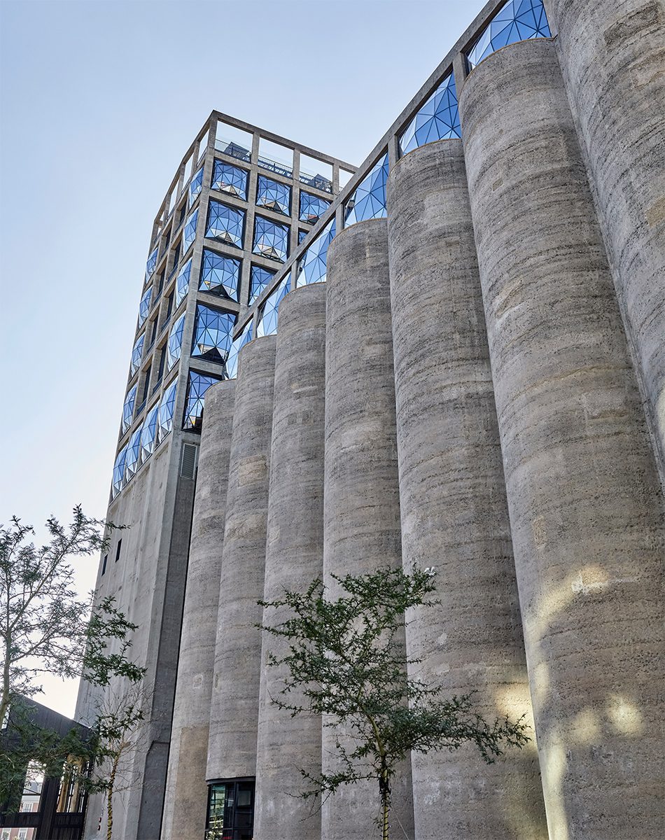 The facade of the Zeitz Museum of Contemporary Art Africa designed by British architect Thomas Heatherwick | World Travel Magazine The facade of the Zeitz Museum of Contemporary Art Africa designed by British architect Thomas Heatherwick