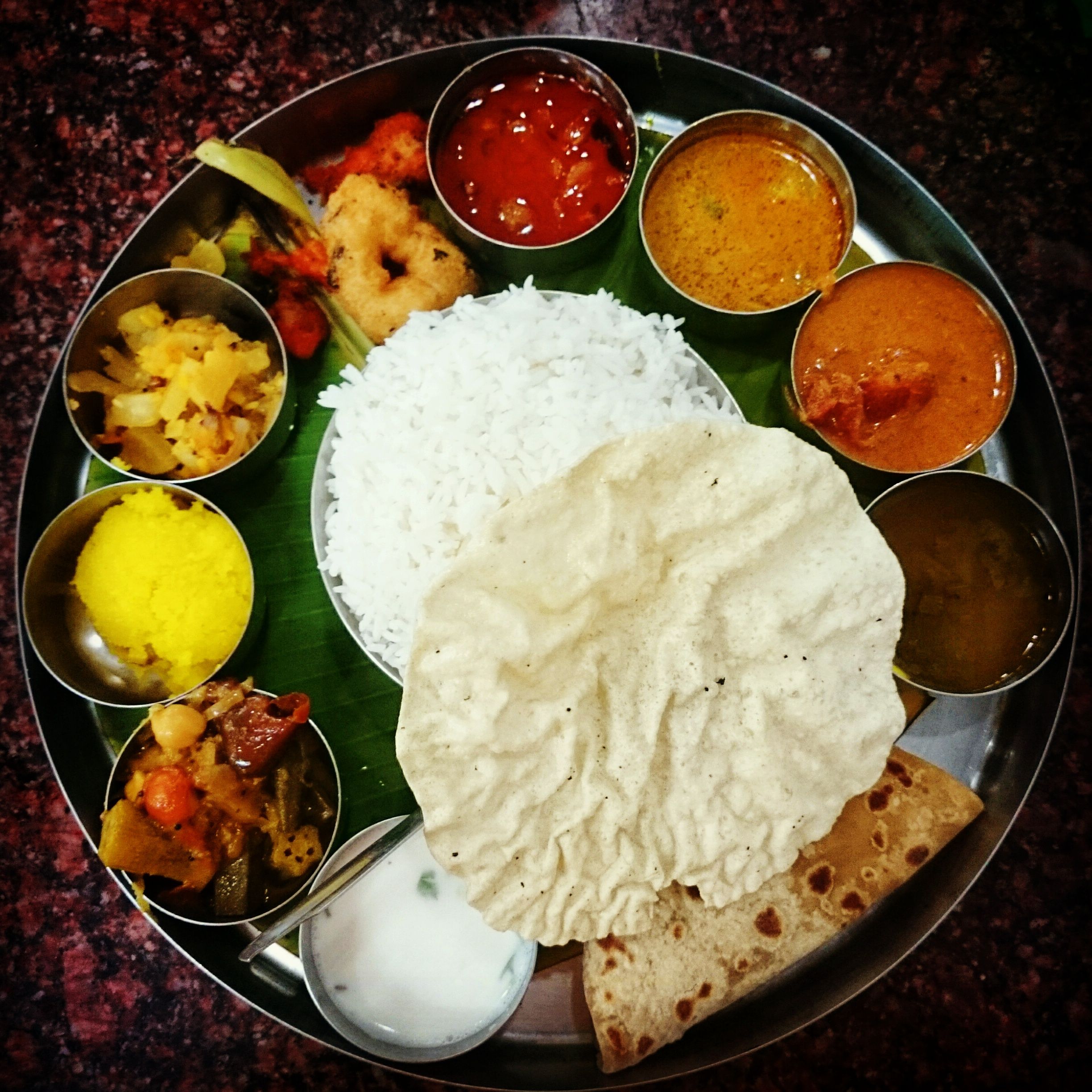 South indian thali colourful as ever | World Travel Magazine South indian thali colourful as ever