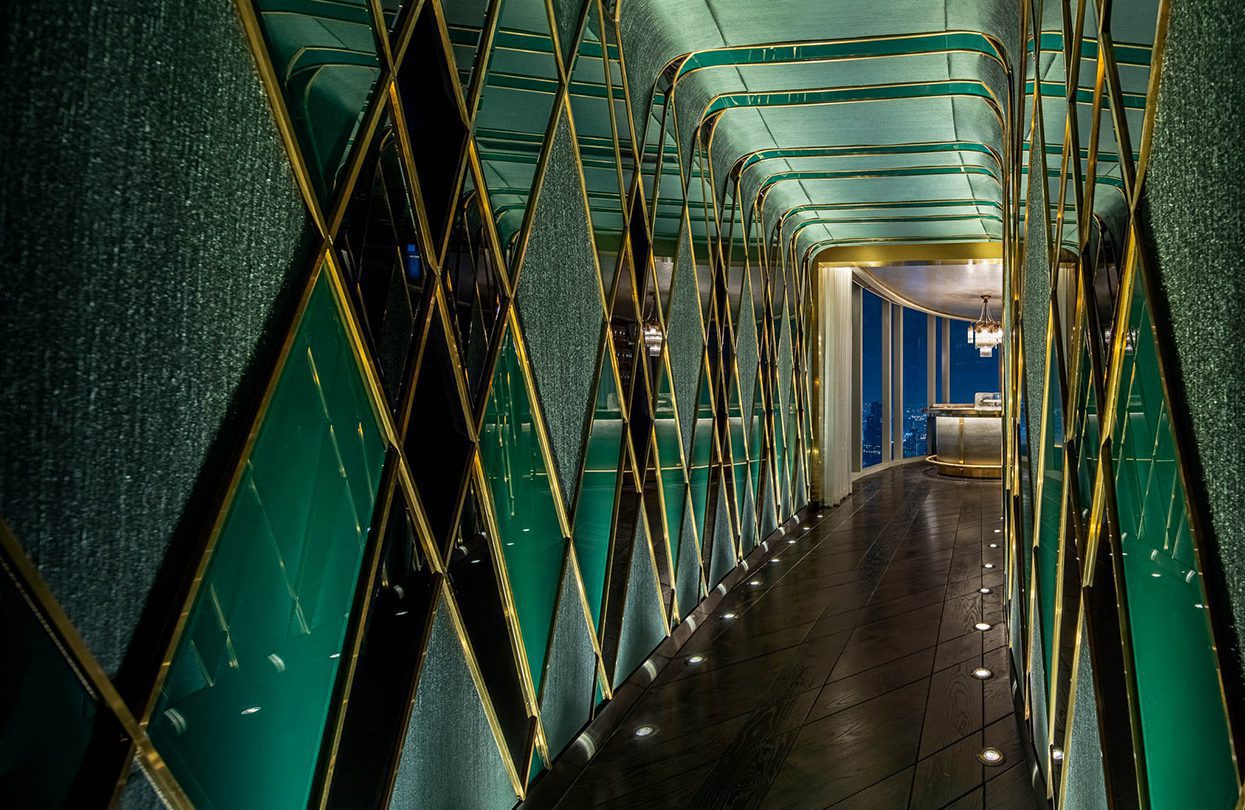 Waldorf Astoria Bangkok's The Champagne Bar Tunnel | World Travel Magazine Waldorf Astoria Bangkok's The Champagne Bar Tunnel