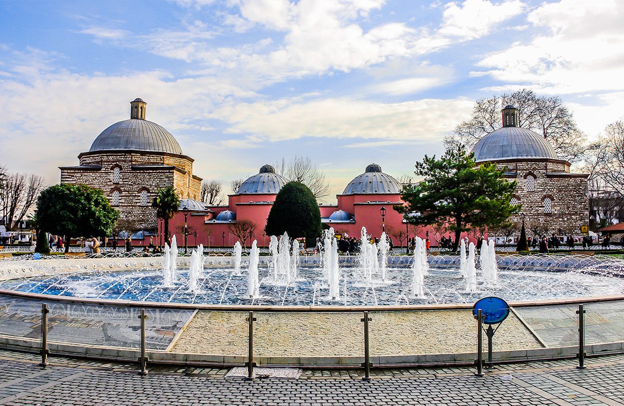 The nearby vicinity of Ayasofya Hurrem Sultan Hamam is worthy of a walkabout with fountains, historic buildings and heritage sites, by Zabotnova Inna | World Travel Magazine The nearby vicinity of Ayasofya Hurrem Sultan Hamam is worthy of a walkabout with fountains, historic buildings and heritage sites, by Zabotnova Inna