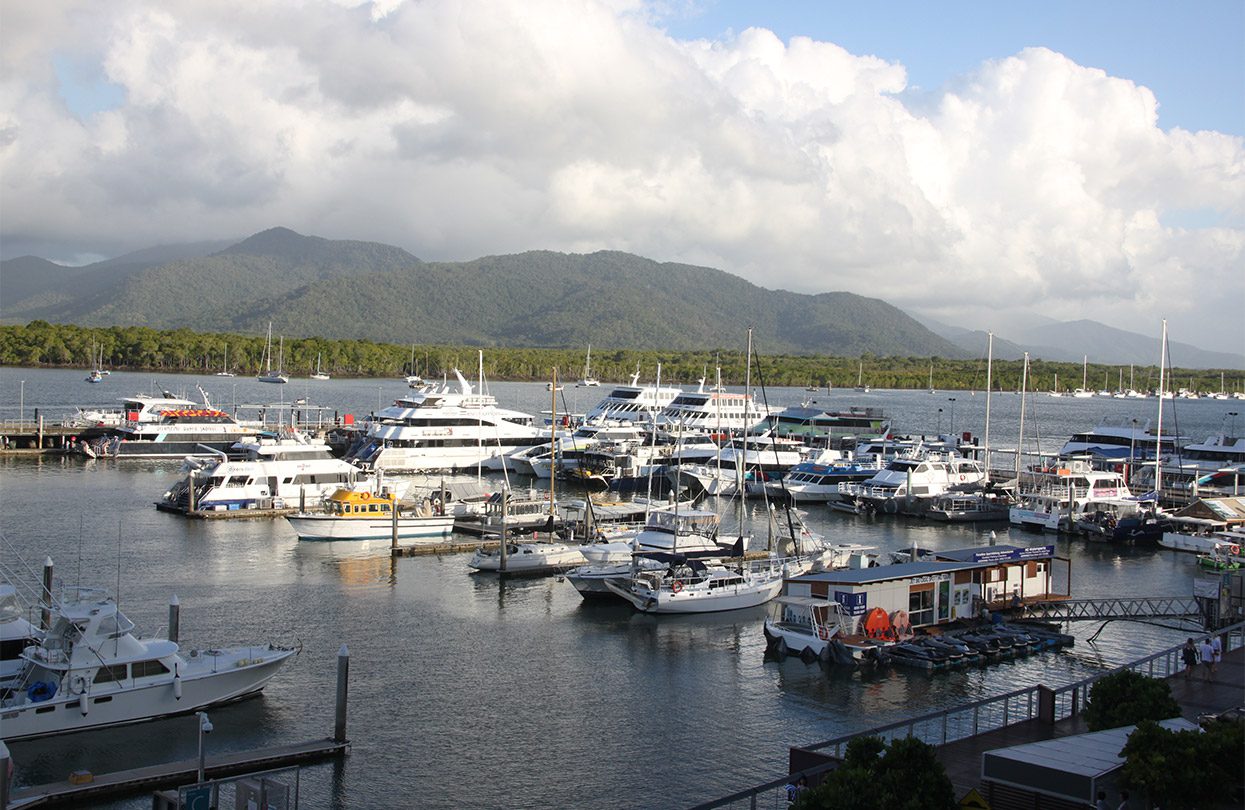 The marina by the Shangri-La, Cairns | World Travel Magazine The marina by the Shangri-La, Cairns