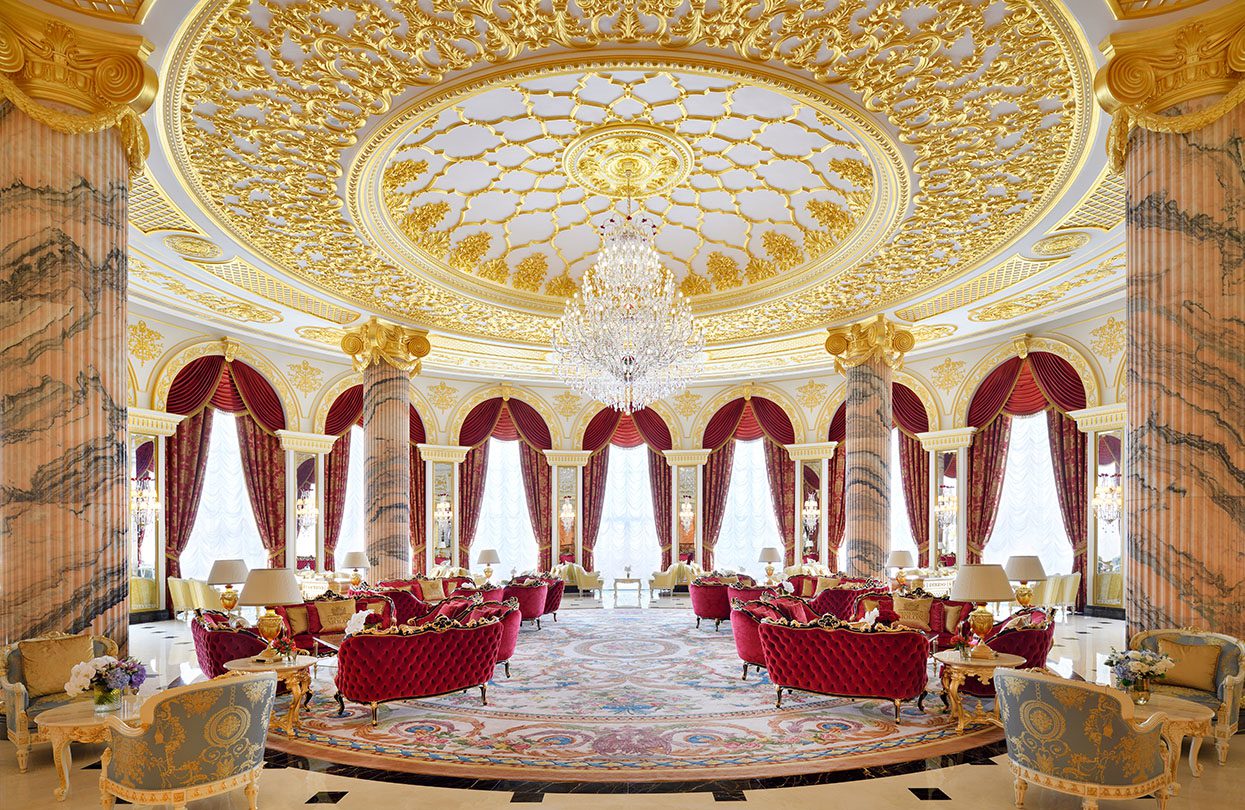 Raffles The Palm Dubai's Bluthner Hall, photo by Raffles | World Travel Magazine Raffles The Palm Dubai's Bluthner Hall, photo by Raffles