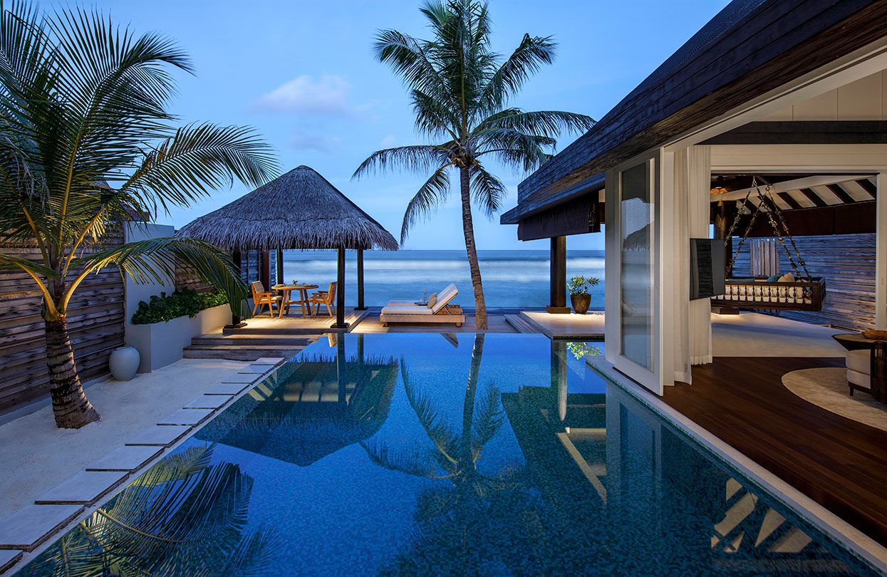 Naladhu Private Island Maldives - Ocean House - Pool and Garden View | World Travel Magazine Naladhu Private Island Maldives - Ocean House - Pool and Garden View