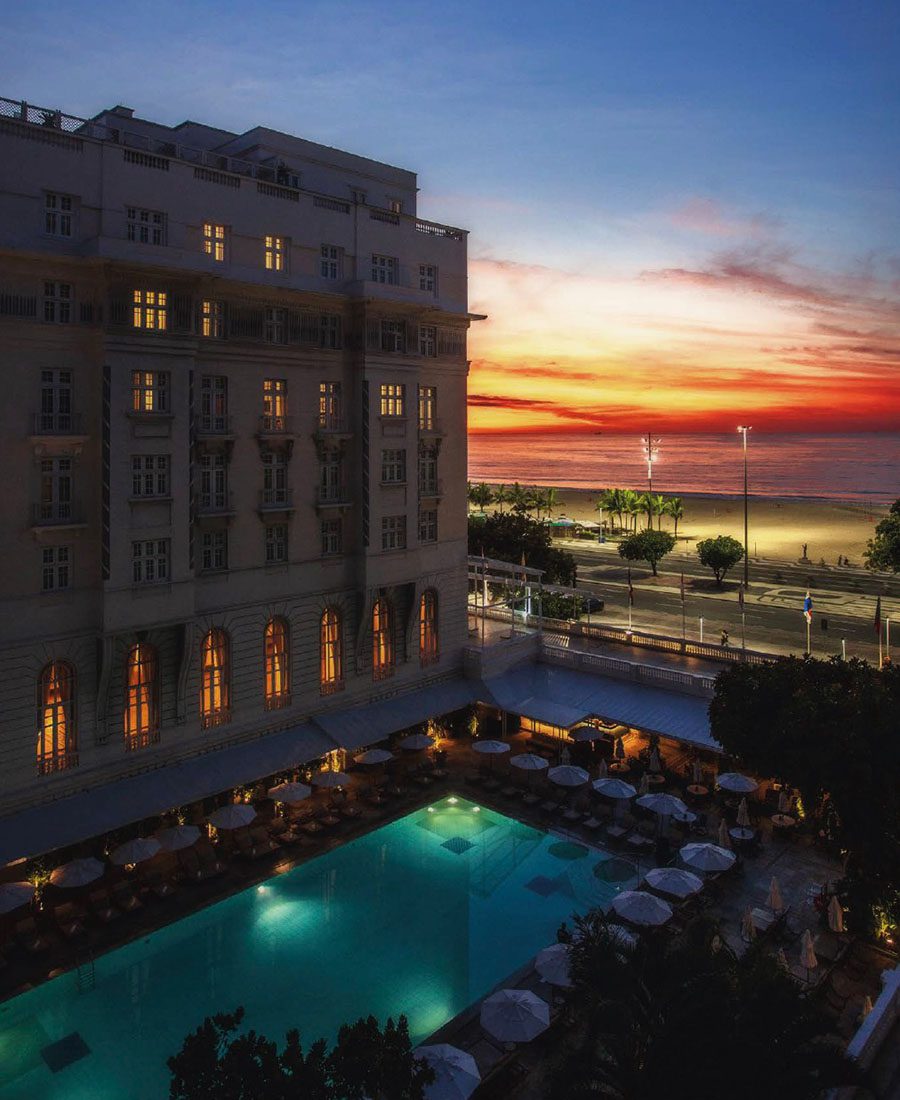 Copacabana Palace main building view from tower building, Photo credit Tuca Reines | World Travel Magazine Copacabana Palace main building view from tower building, Photo credit Tuca Reines