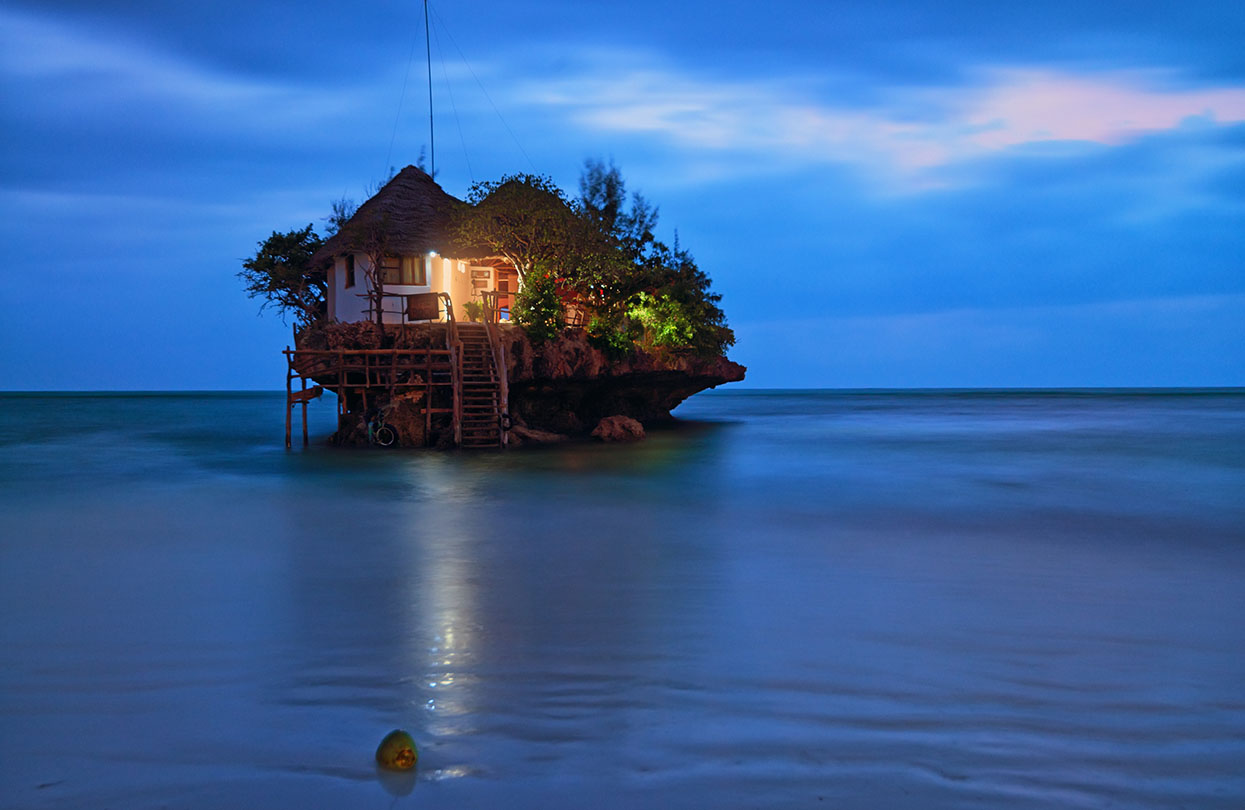 The Rock restaurant in Zanzibar, image by Yakov Oskanov, shutterstock | World Travel Magazine The Rock restaurant in Zanzibar, image by Yakov Oskanov, shutterstock
