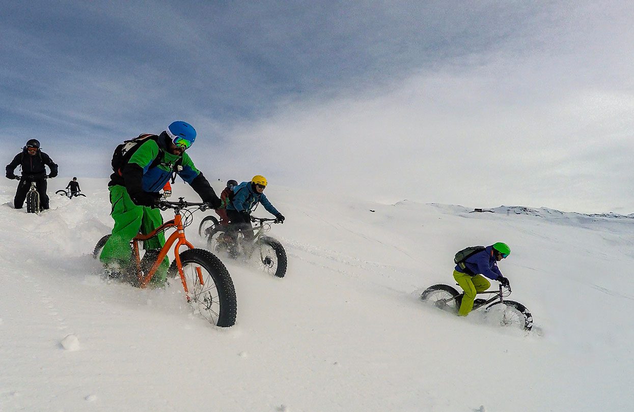 Race downhill on a fat-bike in Davos Klosters this winter, Image Copyright 2Radwanderer | World Travel Magazine Race downhill on a fat-bike in Davos Klosters this winter, Image Copyright 2Radwanderer