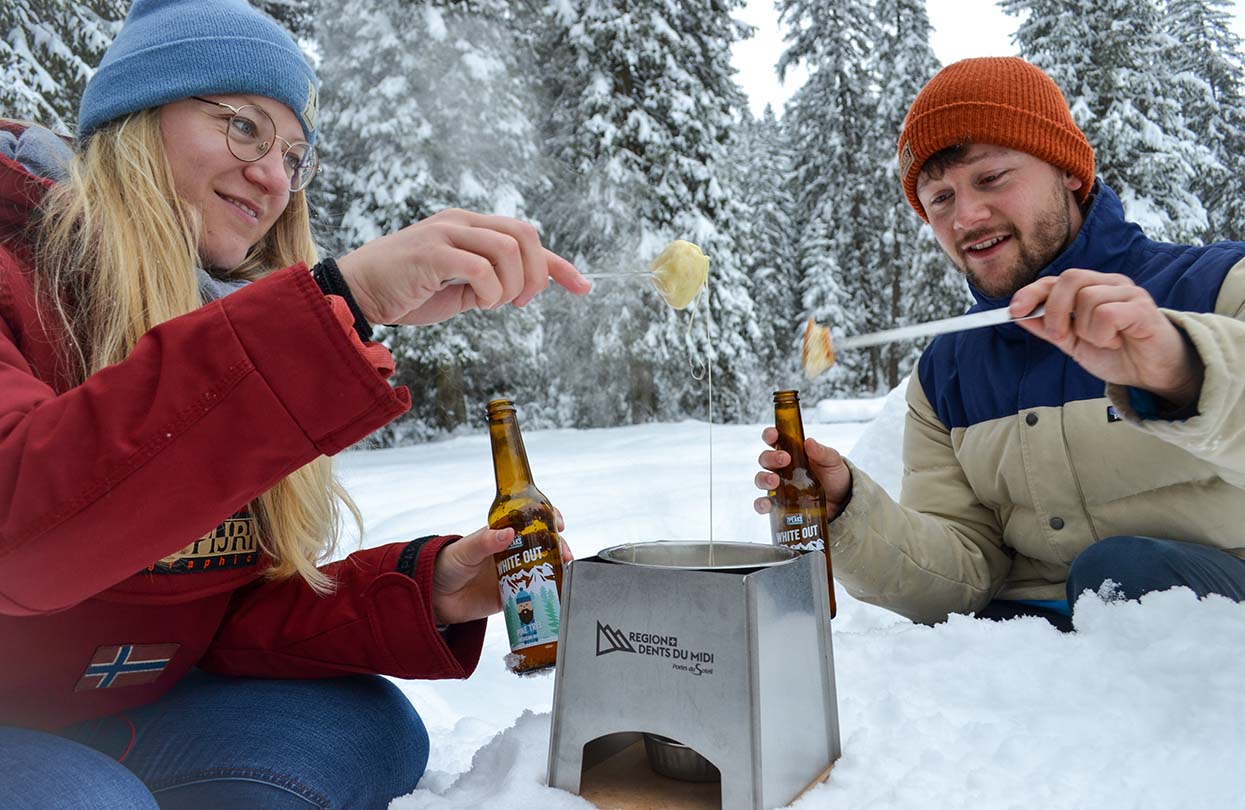 Indulge in a fondue when at Region Dents du Midi, Image Copyright Switzerland Tourism | World Travel Magazine Indulge in a fondue when at Region Dents du Midi, Image Copyright Switzerland Tourism